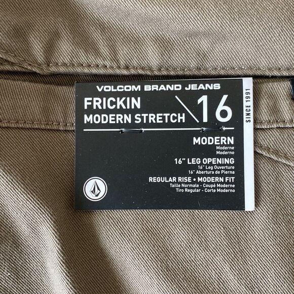 Volcom stretch straight khakis style fricking 
29X 32. NWT - Picture 3 of 5